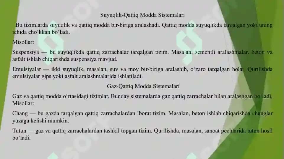 Turli jinsli sistemalar 8