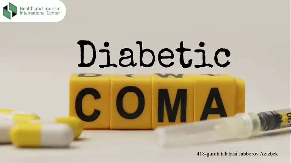 Diabetik koma 1