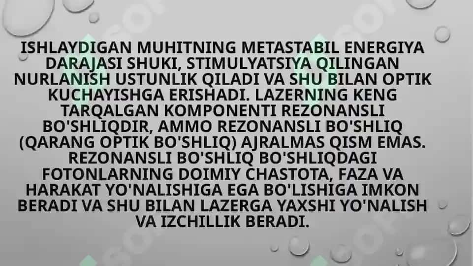 lazerning  ishlash prinsipi 6