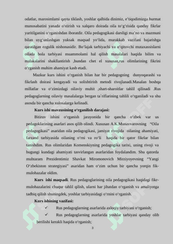 Rus pedagoglarining oila pedagogikasiga oid qarashlari 3