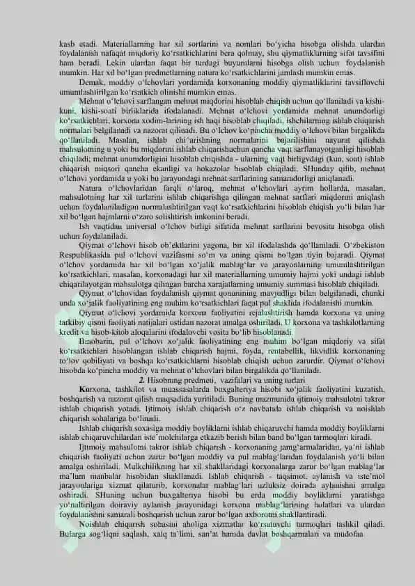 Buxgalteriya hisobi va hisobotni tashkil etish 7