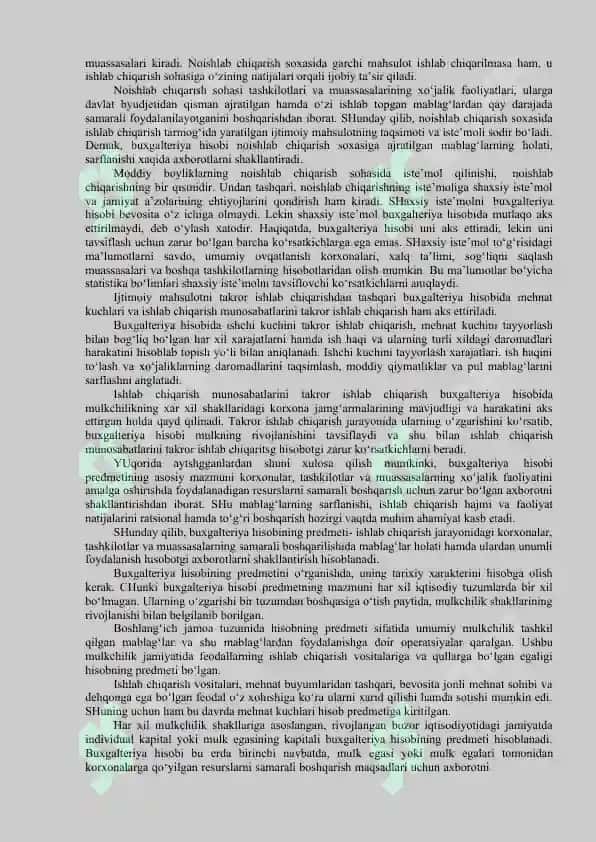 Buxgalteriya hisobi va hisobotni tashkil etish 8