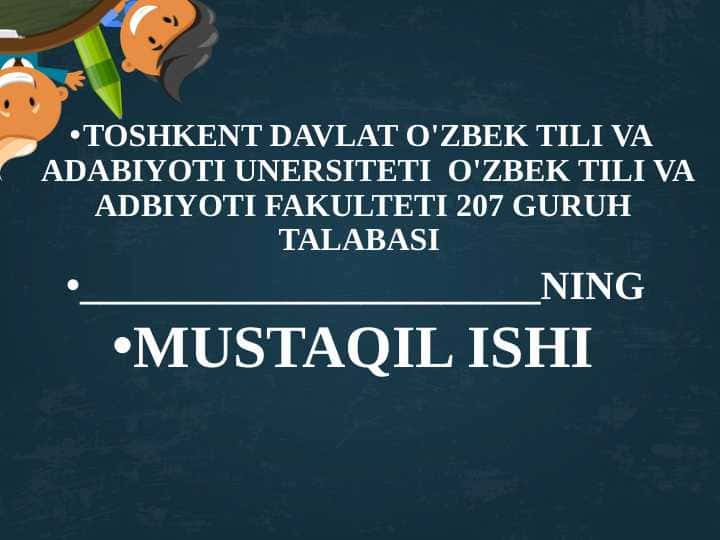 O’quvchilarning aqliy tarbiyasi
