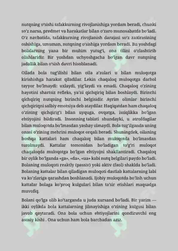 Goʻdaklarning kattalar bilan bóladigan muloqoti 4