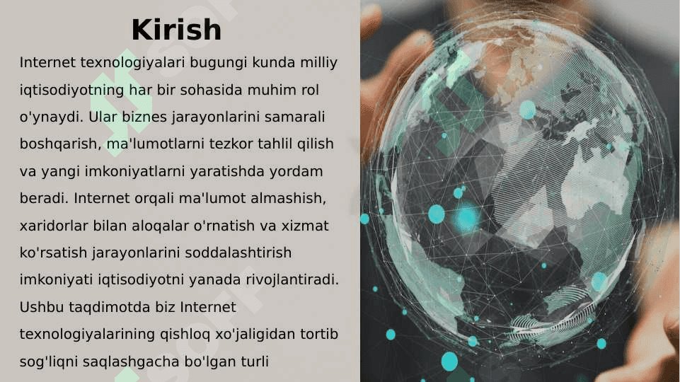 Milliy iqtisodiyotni turli sohalarida Internet texnologiyasidan samarali foydalanish yo'llari 2