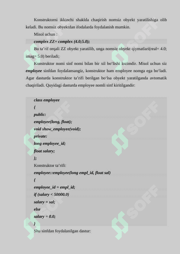 DO’ST FUNKSIYA VA DO’ST SINFLAR 3