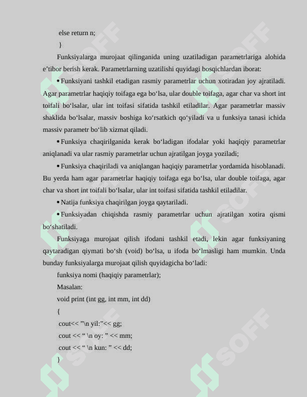 FUNKSIYALAR. RЕKURSIV FUNKSIYALAR. FOYDALANUVCHI KUTUBXONASI 4