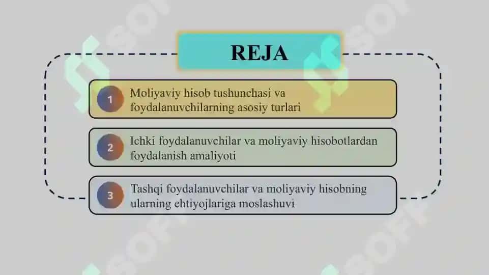 Moliyaviy hisobdan foydalanuvchilar slayd 2