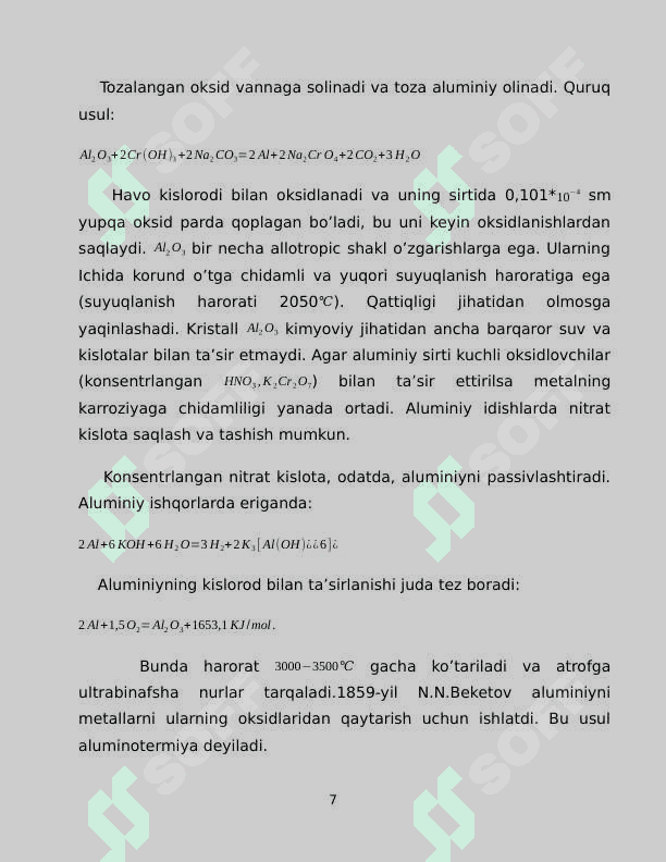 Alyuminiy, galliy, indiy birikmalari va xossalari 7