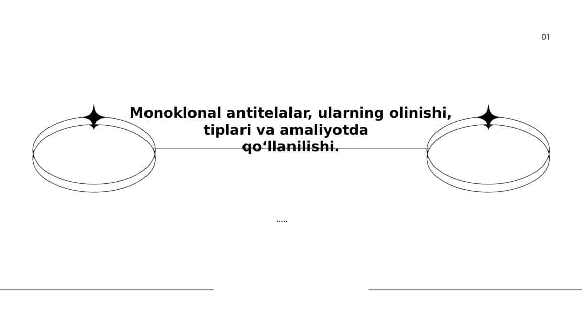 Monoklonal antitelalar, ularning olinishi, tiplari va amaliyotda  qo‘llanilishi. 1