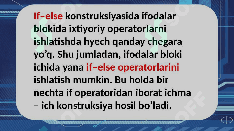 If operatori 2