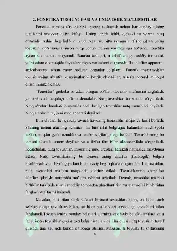O‘RTA ASR ARAB NAHVCHILARI ASARLARIDA ARAB FONETIKASIGA OID MA’LUMOTLAR 4