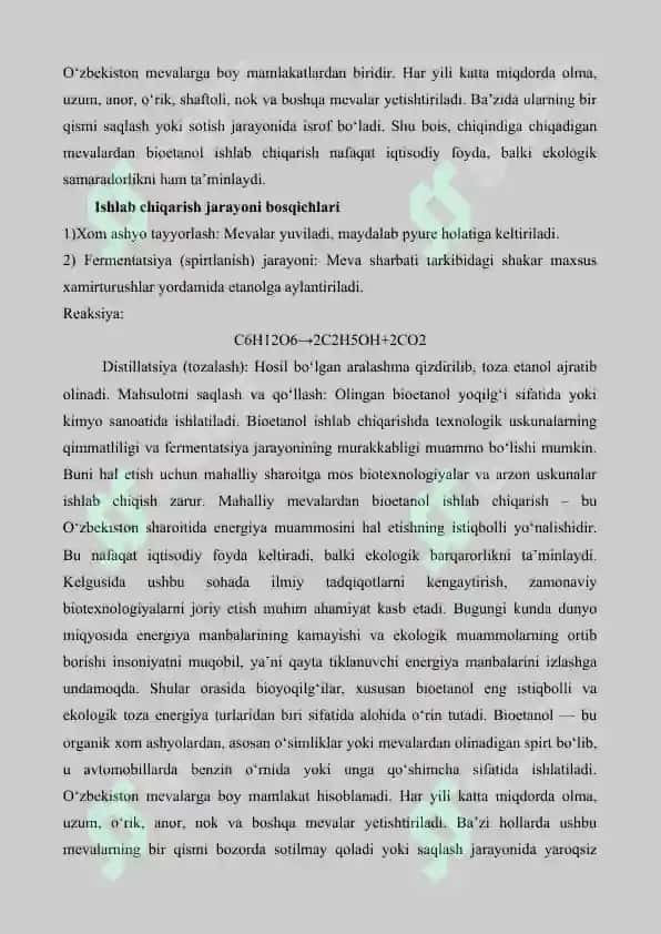 O‘simlik Ekstraktlari loyihasi 2