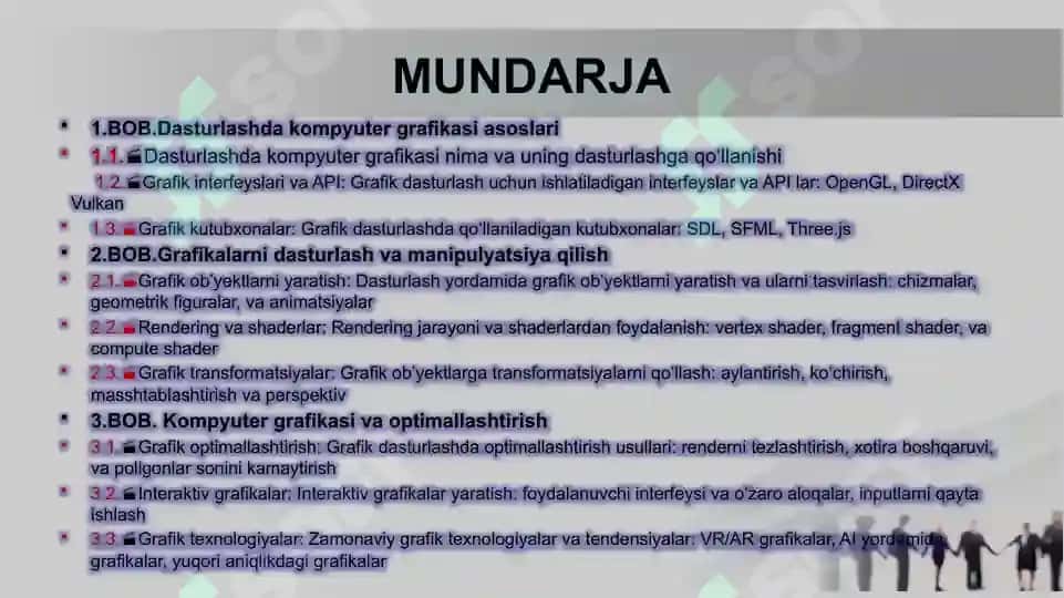 Dasturlashda Kompyuter Grafikasi 2