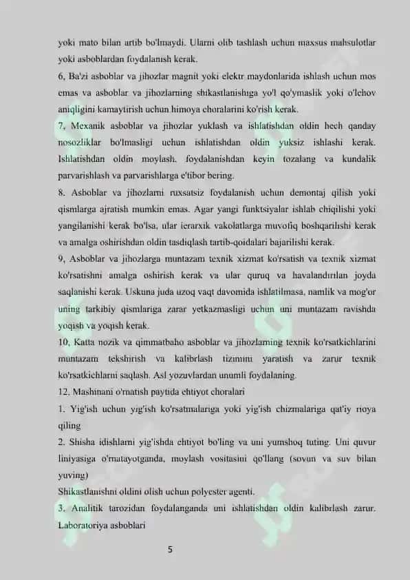 Labaratoriya jihoz(isitish,oʻlchov,optik asbob)lar 4