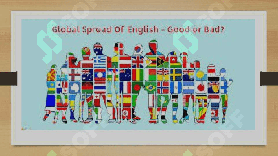 The spread of the English language around the world 2