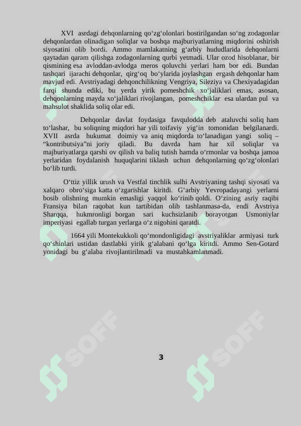 XVIII ASR OXIRIDAN  ХIХ ASR 60-YILLARIDA AVSTRIYA IMPERIYASI 3