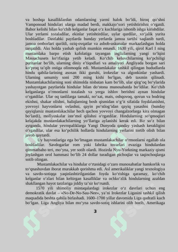 XVIII ASRDAN 1870 -YILLARGACHA AQSH 3