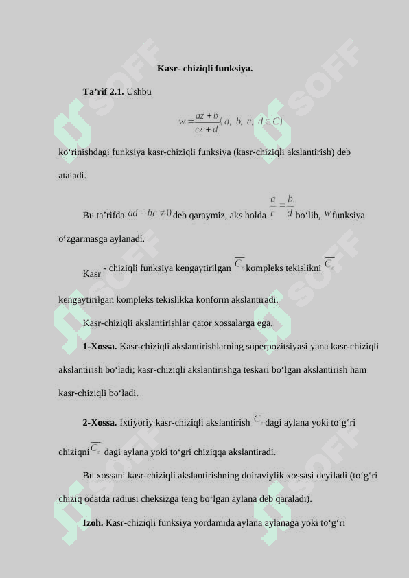 Chiziqli funksiya va uning xossalari 7