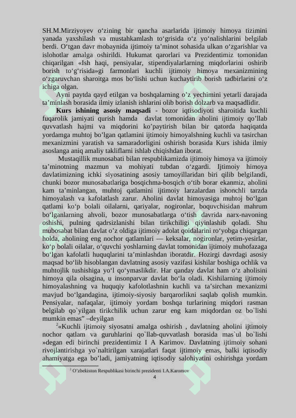 IJTIMOIY MADANIY SOHALARNI MOLIYALASHTIRISHDA BYUDJETNING  O’RNI VA  AHAMIYATI. 4