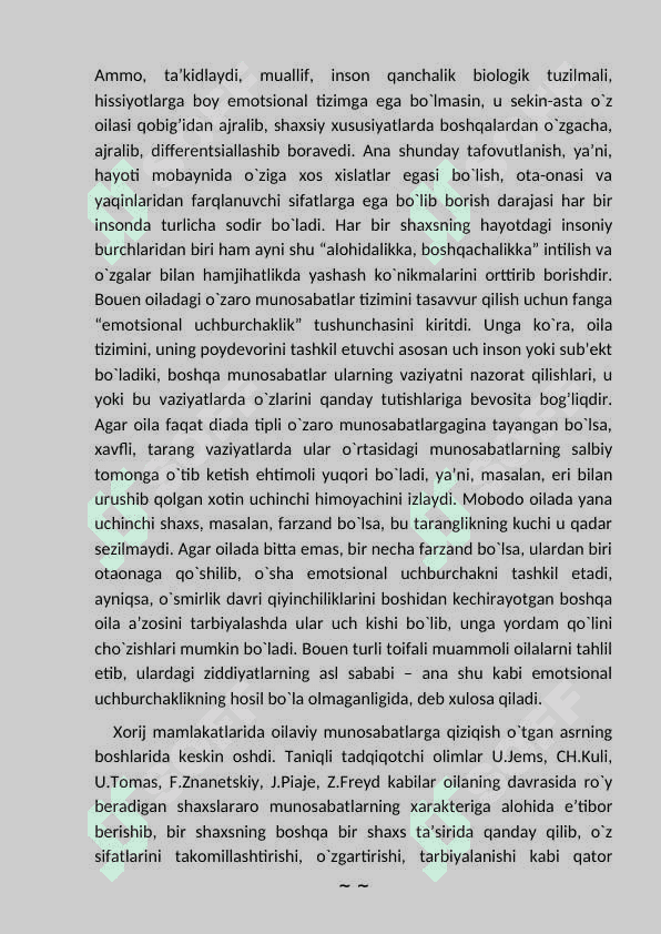 Oilaviy muommolar bo'yicha psixologik maslahat 6
