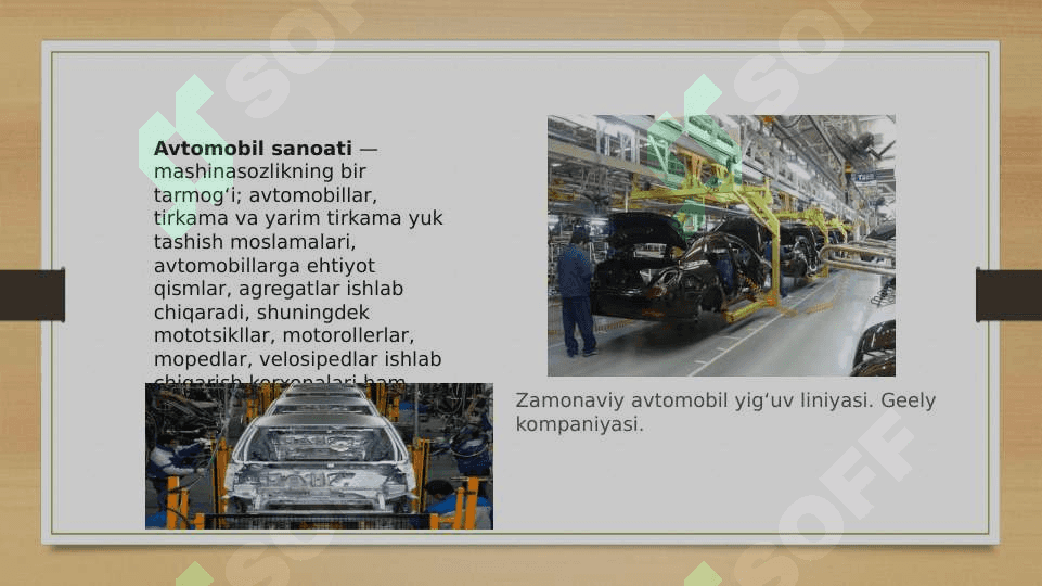 Avtomobilsozlik | O'ZB da Avtomobilsozlik 2
