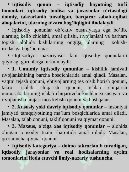 Iqtisodiyot nazariyasi umumiy 7