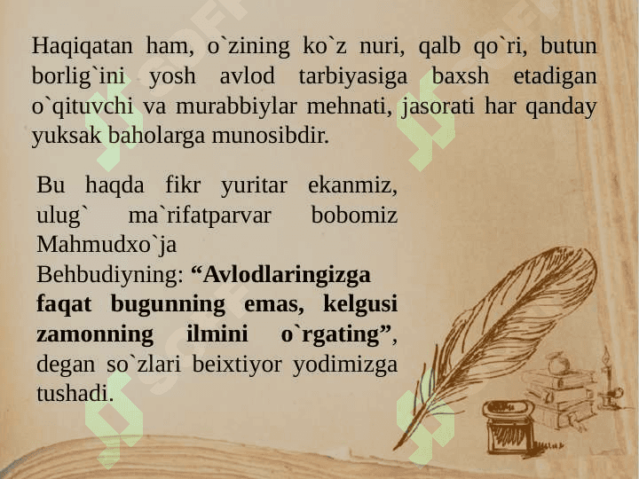 ustozlik sharafi 3