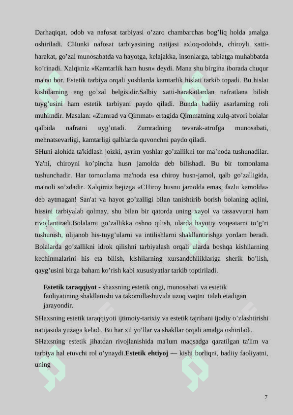 Oilada maktabgacha yoshdagi bolalarda estetik tasavvurlarni shakllantirish usullari 6