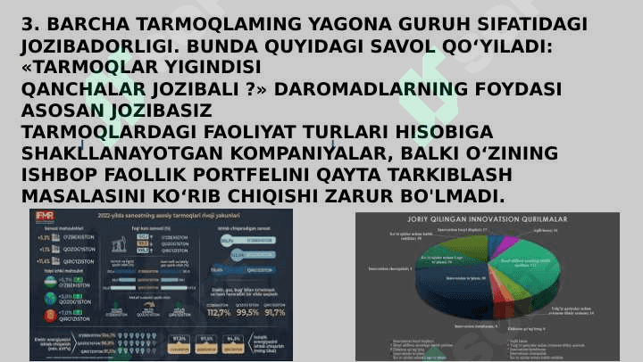 Diversifikatsiyalangan  firmaning strategiyasini aniqlash pptx 4