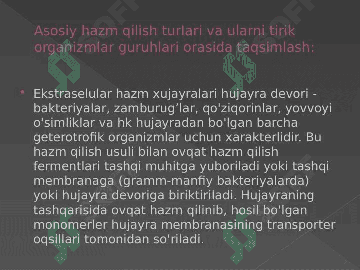 OZIQLANISH BIOKIMYOSI 8
