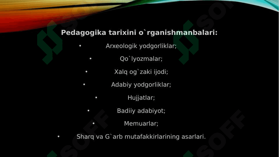 pedagogik ta’limotlar tarixi 4
