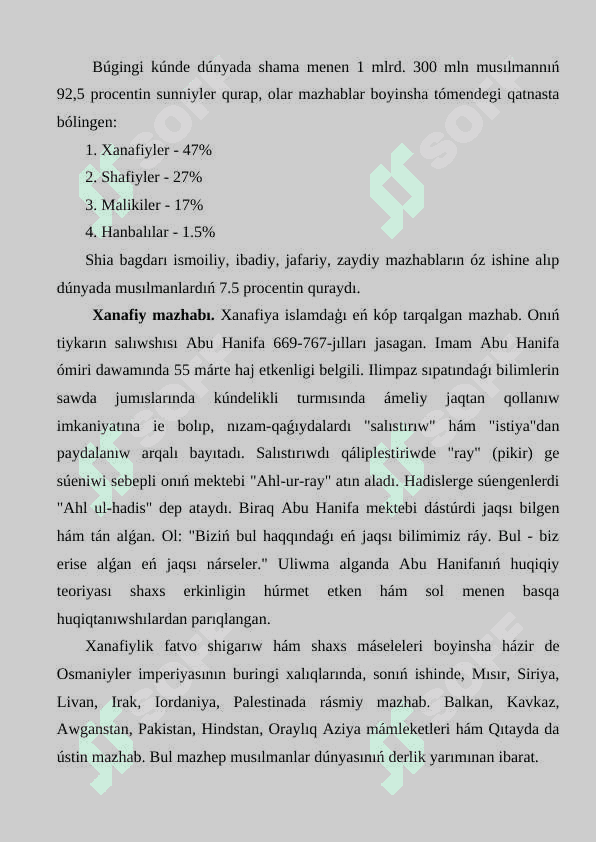 Islam dini qoraqolpoq tilida 3