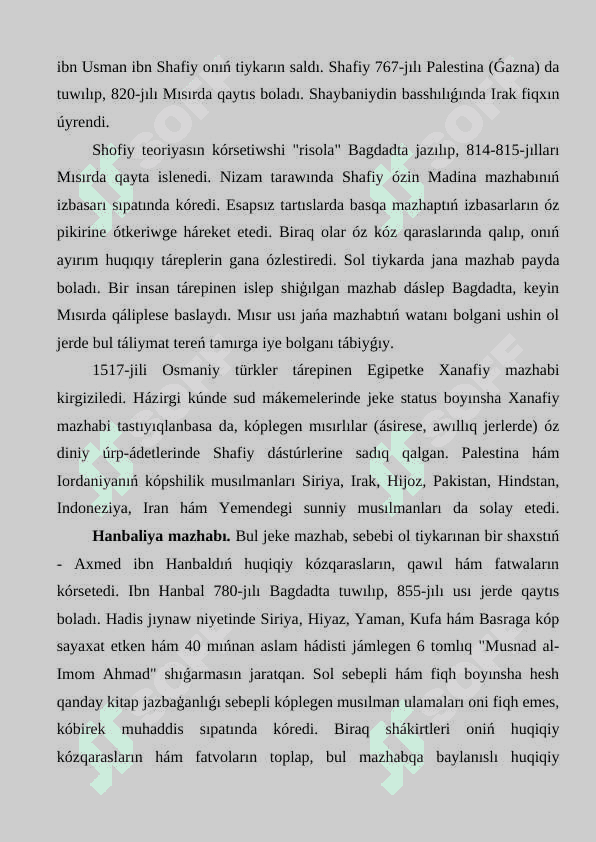 Islam dini qoraqolpoq tilida 5