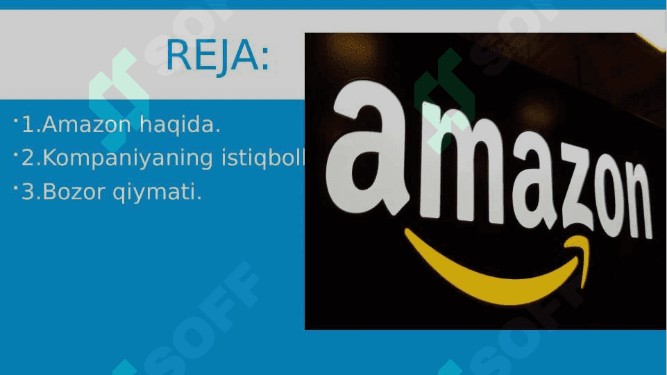 Amazon kompaniyasi pptx 2