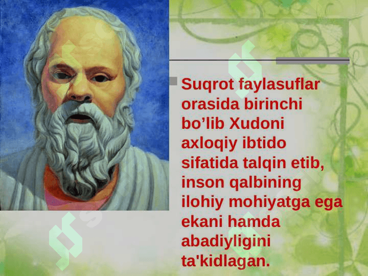 Platon (Aflotun) falsafiy qarashlari 4