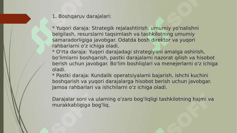 BOSHQARISH STRUKTURASINING MAZMUNI 3