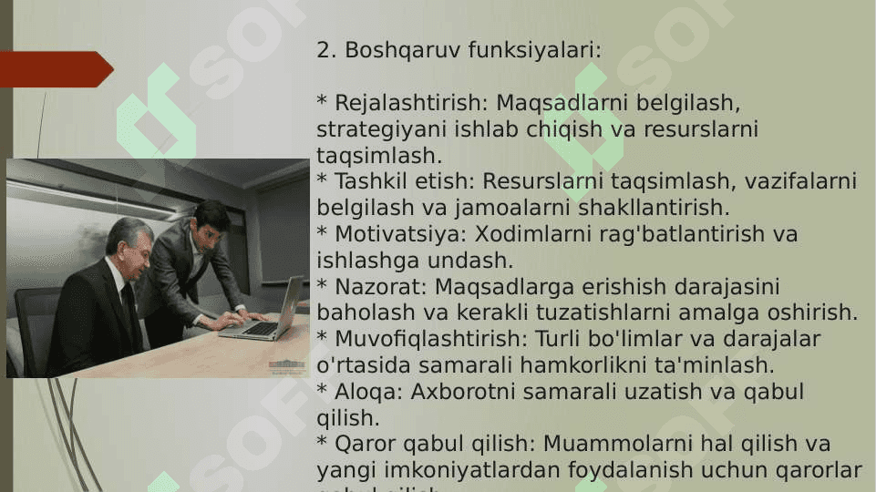 BOSHQARISH STRUKTURASINING MAZMUNI 4