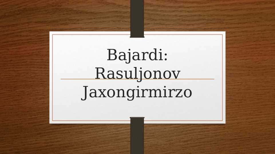 Menejment fanini umumfalsafiy usullari