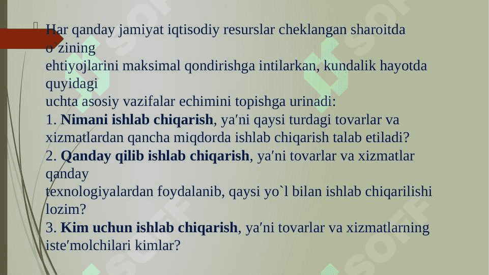 Mikroiqtisodiyot fanning maqsadi,predmeti tadqiqot usullari 2
