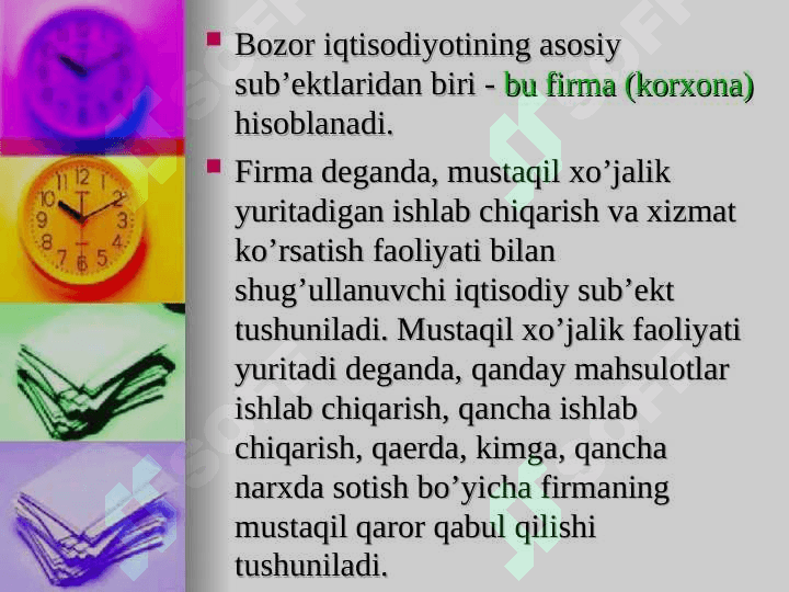 Raqobatlashgan bozordagi firmalar faoliyati 3