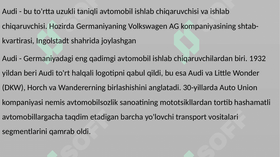 audi kompaniyasi pptx 5