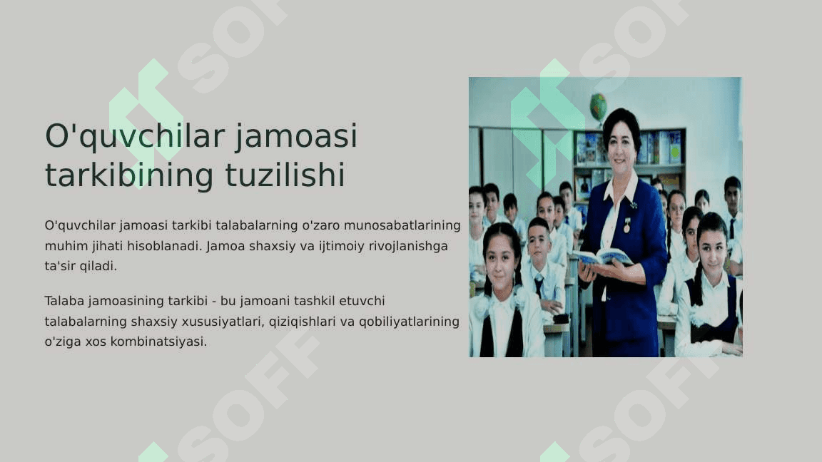 O'quvchilar jamoasi - yaxlit pedagogik jarayonning asosiy shakli 3