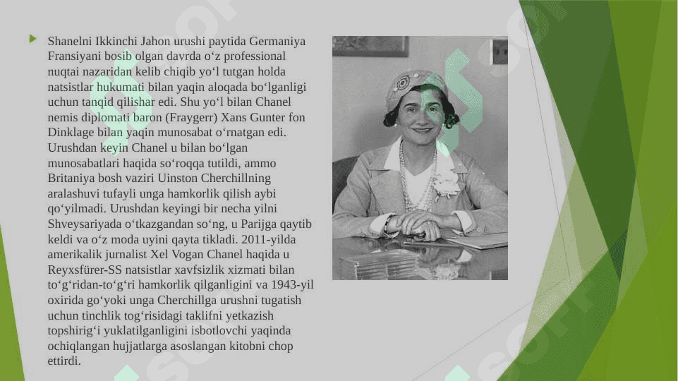 Chanel kompaniyasi tarixi va moda olamiga kirishi pptx 3
