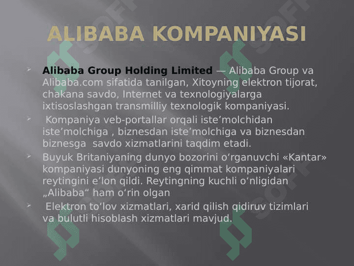 ALIBABA KOMPANIYASI pptx 3