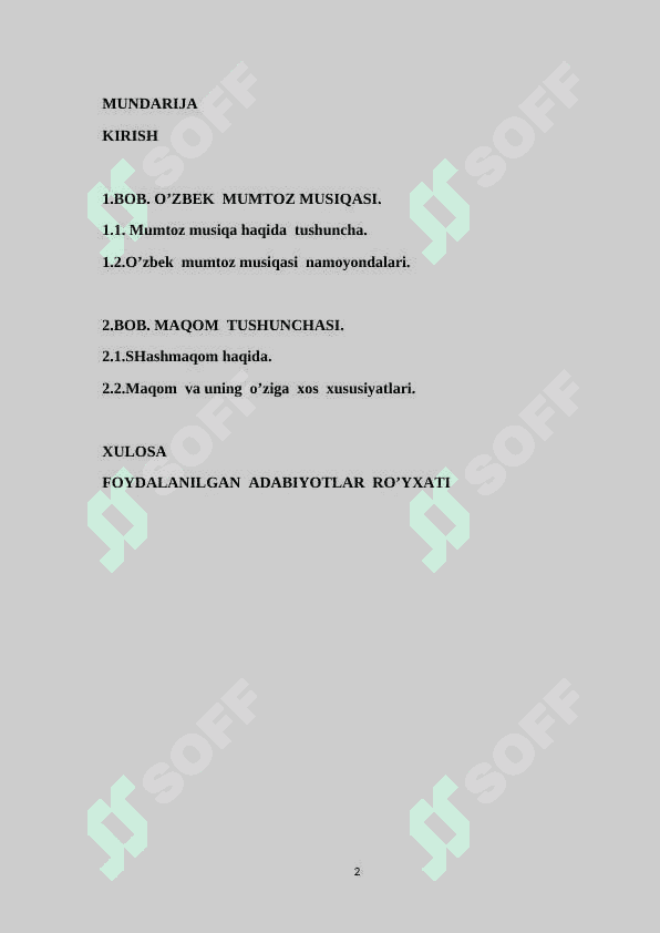O’zbek  mumtoz musiqasi 2