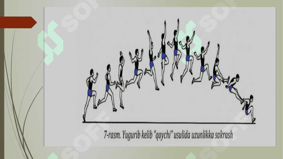 Yengil atletika yugurib kelib uzunlikka sakrash texnikasini o’rganish 8