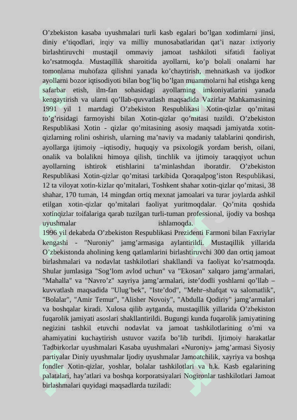 HOKIMIYATLAR BO'LINISHI PRINSIPI 4