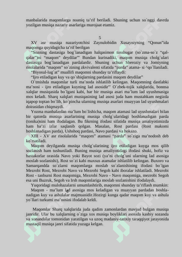 Xorazm maqomlari 6
