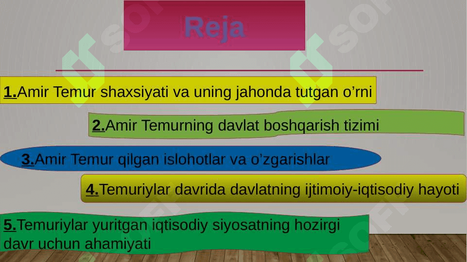 Temur va Temuriylar davri iqtisodiy siyosatining hozirgi davr uchun ahamiyati 2